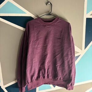 vintage 90s Speedo Men's Burgundy and Purple Sweatshirt